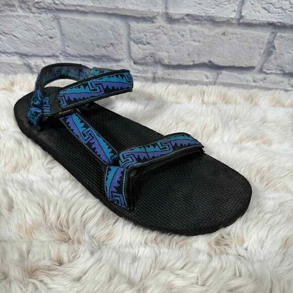 Teva Sandals‎ Mens 13 90s Actec Blue Strap Hiking Outdoor Walking - Picture 1 of 7